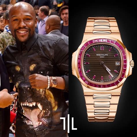 44mm white gold patek philippe floyd mayweather|floyd mayweather rolex.